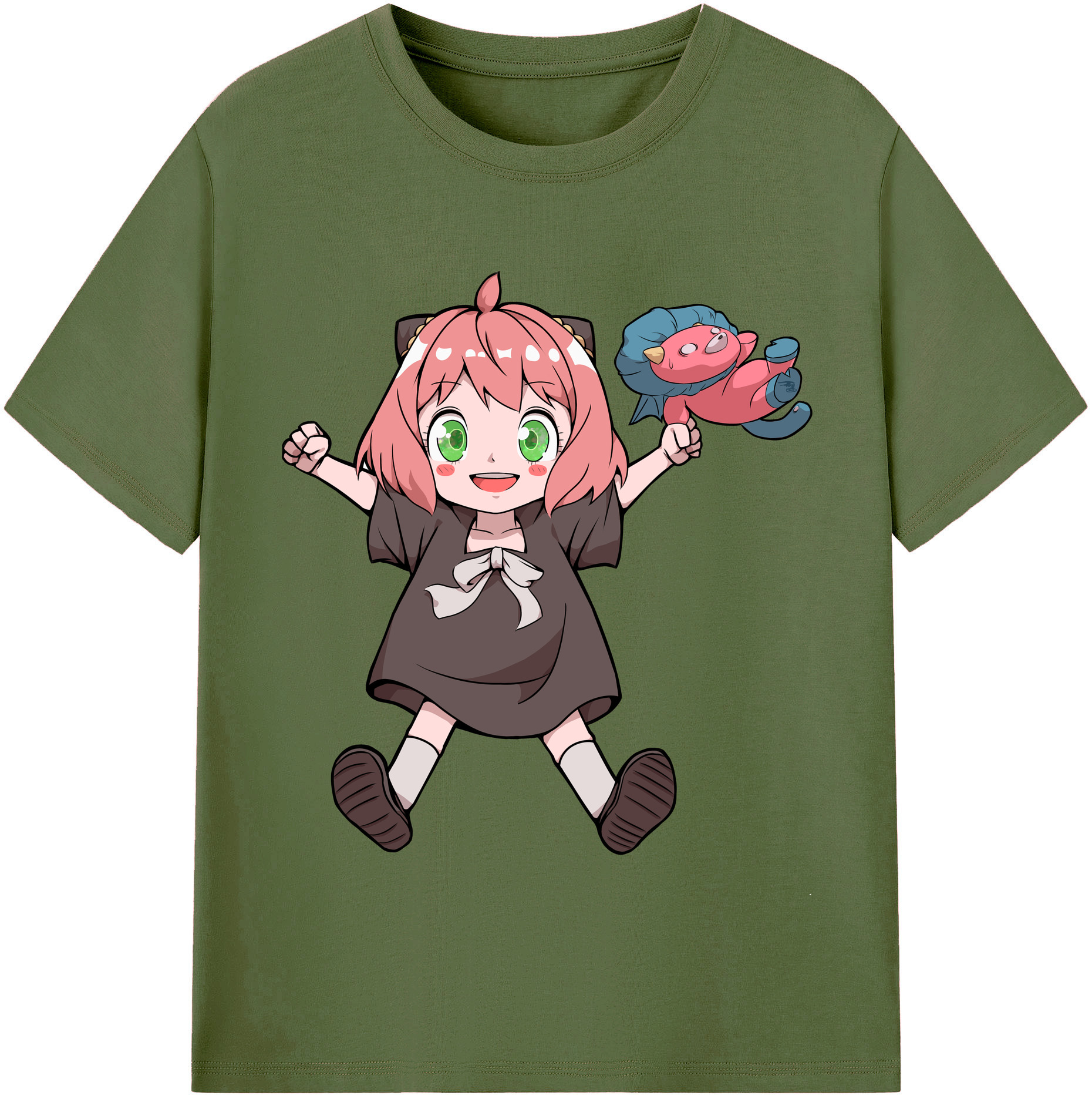 （画像用） SPY×FAMILY间谍家家酒 綿100％半袖Tシャツ（フロントプリント）